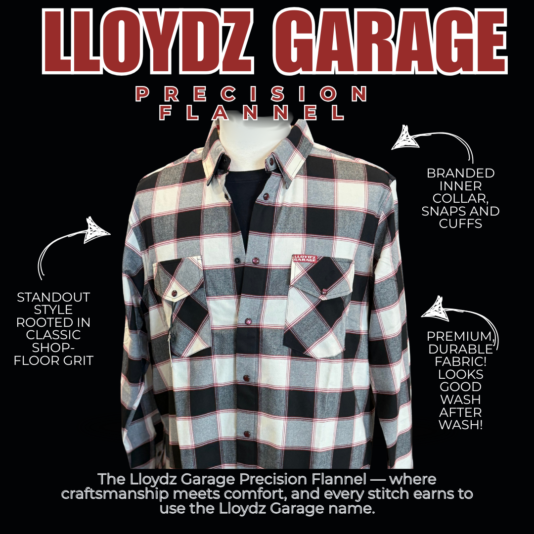 LLOYDZ GARAGE PRECISION FLANNEL – Lloyd'z Garage