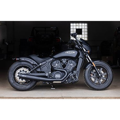 S&S 2-1 Black Grand National Exhaust system for Indian Scout