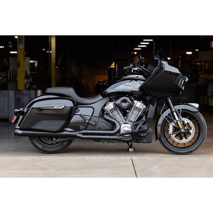 S&S Full Length Qualifier 2-1 Gaurdian Black Exhaust System for Powerplus