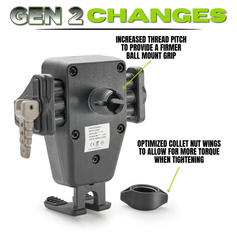 GEN 2 Cybercharger® Phone Holder Without Mount