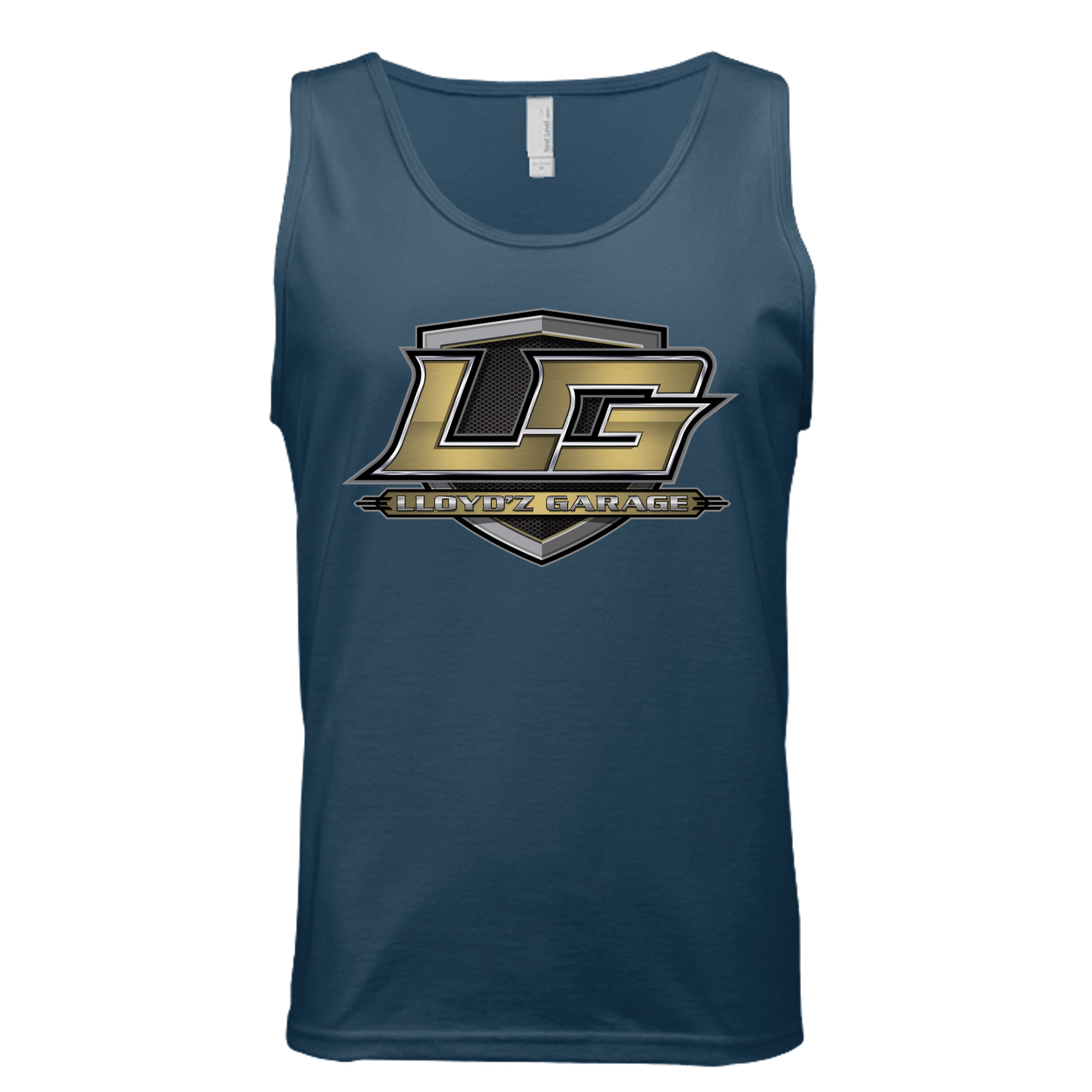 Midnight Navy / 2XL / Next Level Apparel 3633 Men's Cotton Tank