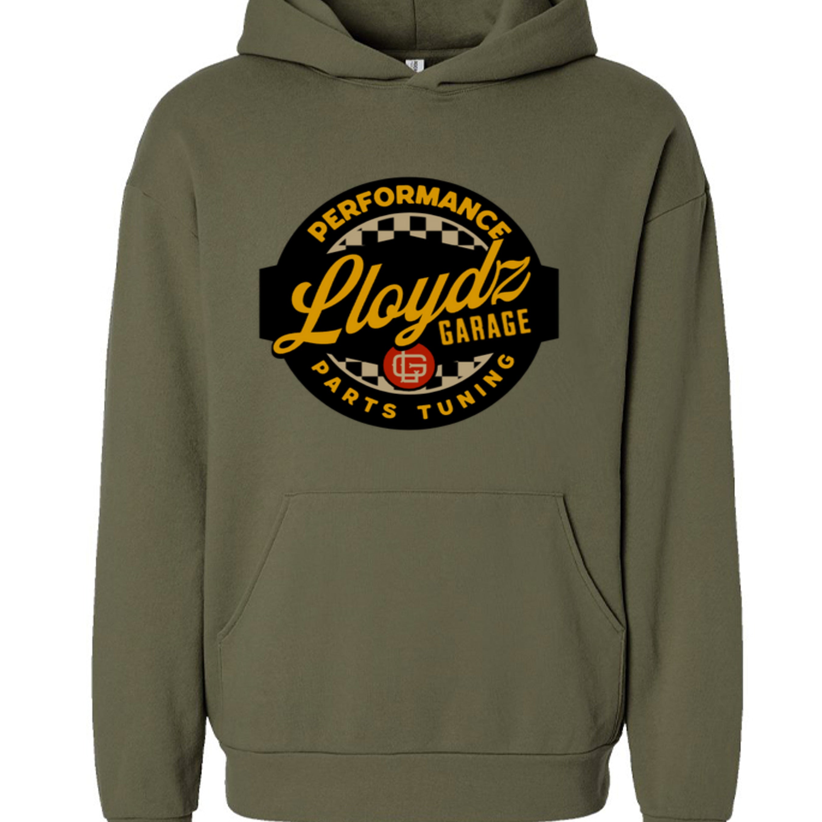 Olive / 3XL / Independent Trading Co. IND280SL Avenue Pullover Hooded Sweatshirt