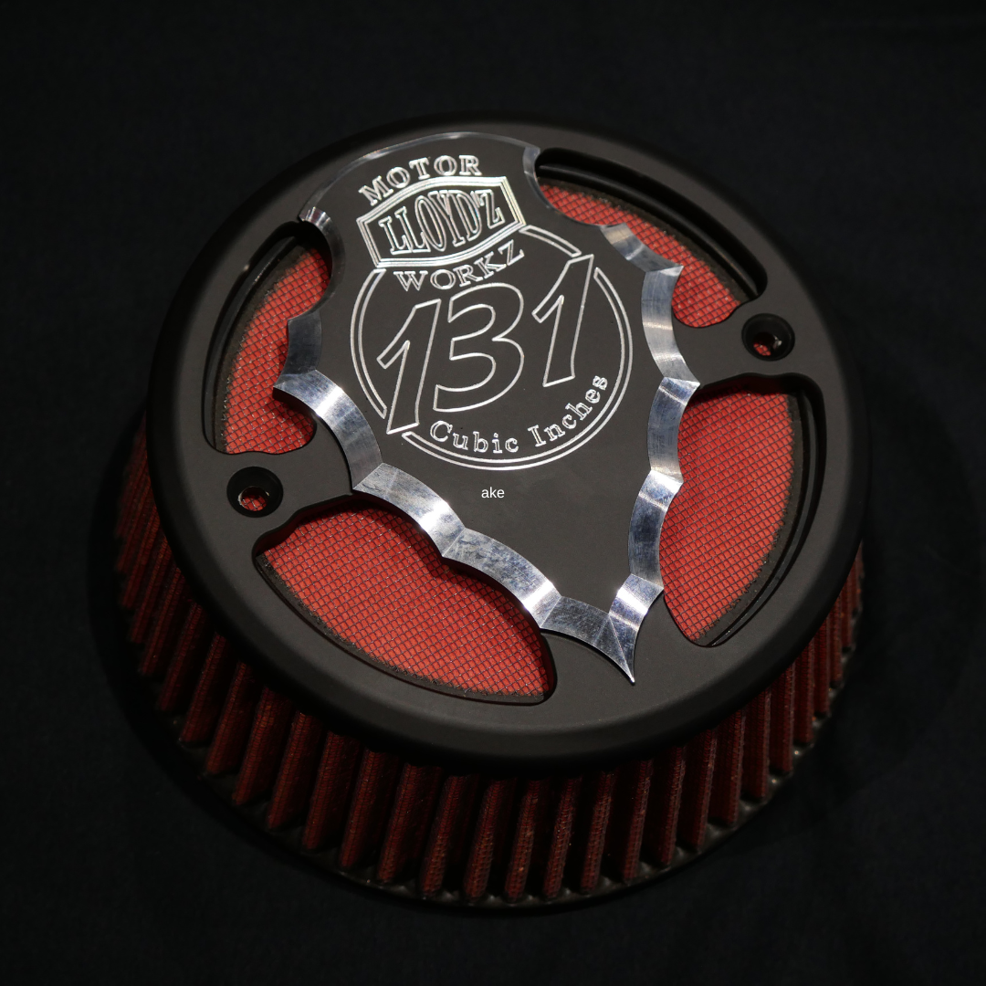 Lloydz Indian Round Facet-Cut Airbox with Vented Cover- '22+ Chief